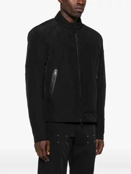 Pikowana kurtka Moncler czarna