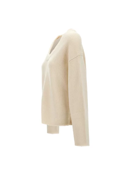 Sweter Loulou Studio z kaszmiru beżowy