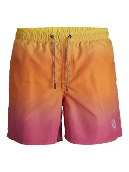 JACK & JONES Șorturi de baie Fiji / portocaliu / roz închis galben