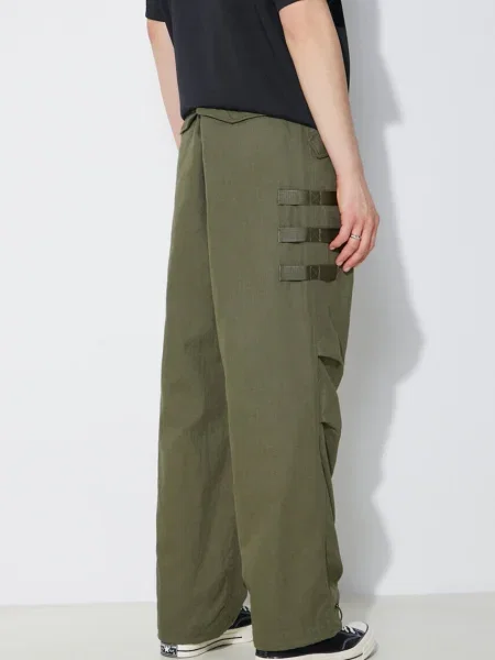 Maharishi pantaloni M.A.L.I.C.E. Cargo Pants Cotton Hemp Twill 28 verde