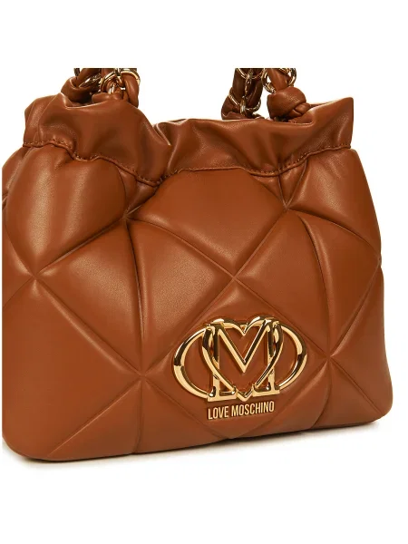 Kabelka Love Moschino hnedá