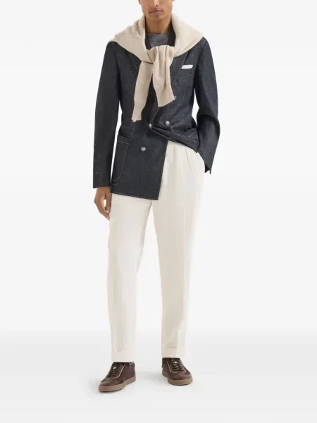Pantaloni Brunello Cucinelli de catifea cord