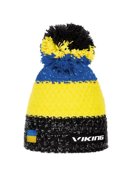 Czapka dla dorosłych VIKING Cornet Active Style żółto one size niebieska