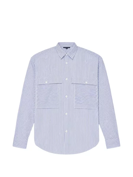 Cămașă Comme Des Garçons Homme cu dungi alb