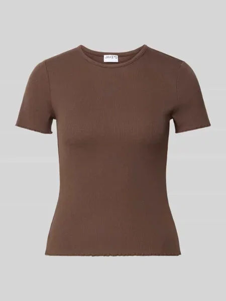 T-shirt z falistym brzegiem Jake*s Casual