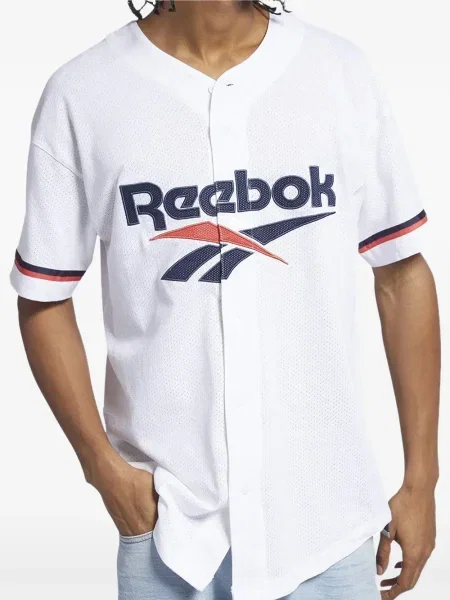 Cămașă Reebok cu autograf alb