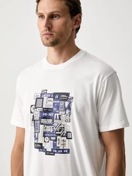 Armani Exchange férfi póló fehér