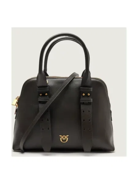 Rucsac Pinko din piele gri