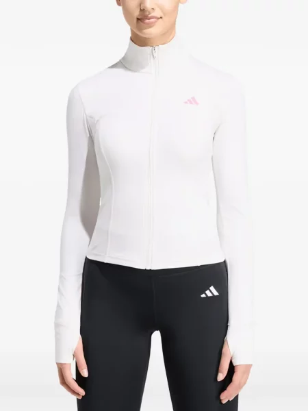 Geacă Adidas cu dungi alb