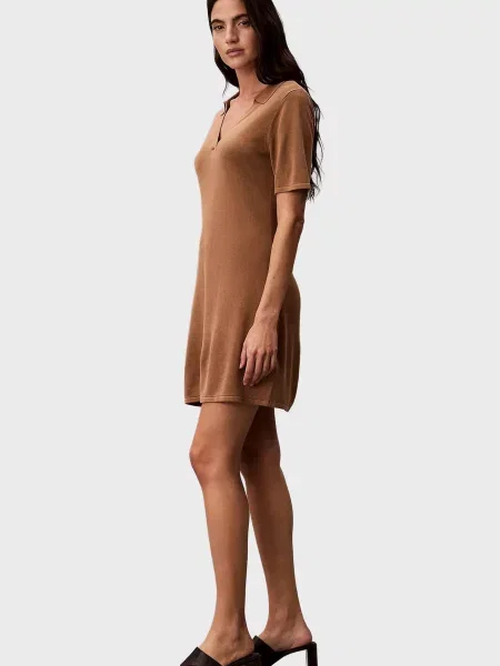 Сукня Calvin Klein бежева