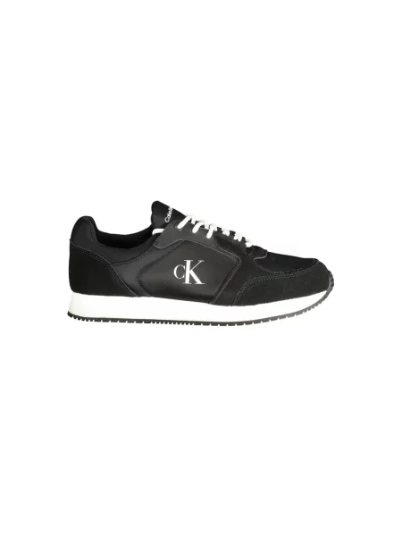 Trampki Calvin Klein Jeans skórzane czarne