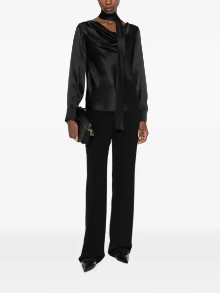 Bluză Max Mara drapată negru