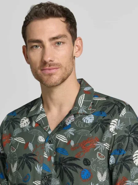 Koszula casual z czystej krój regular fit Tom Tailor