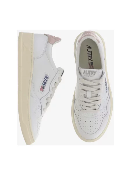 Sneakersy Autry skórzane białe