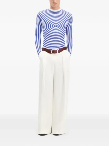 Top Jean Paul Gaultier albastru