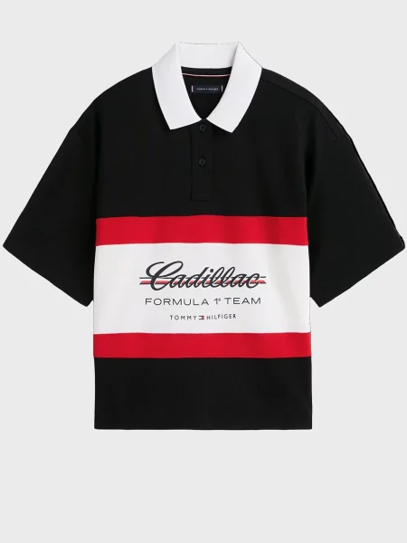 Поло Tommy Hilfiger чорне