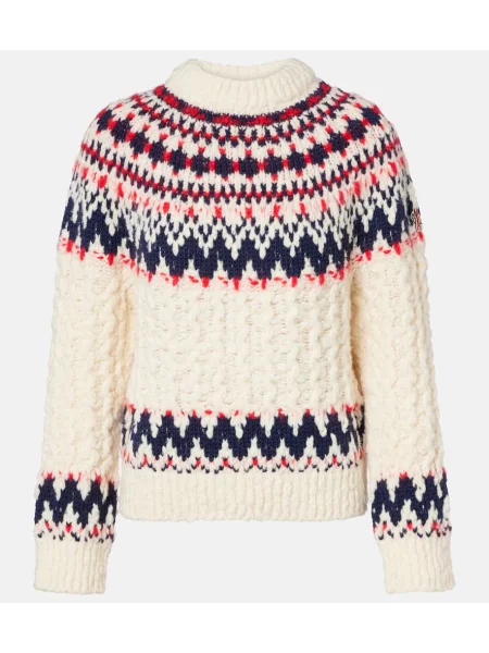 Volneni pulover Moncler Grenoble bež