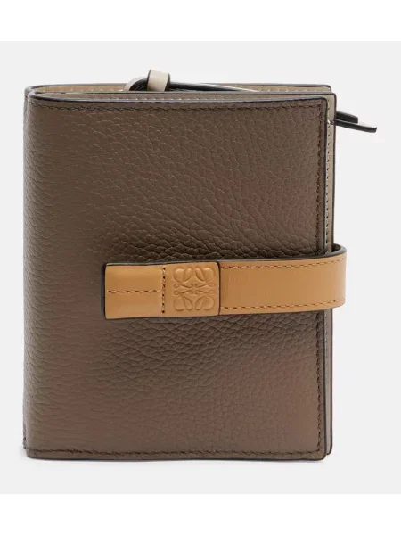 Kožni novčanik Loewe siva