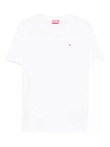 Tricou Diesel cu broderie alb