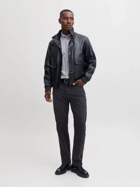 Прямі джинси JACK & JONES CHRIS ORIGINAL синій