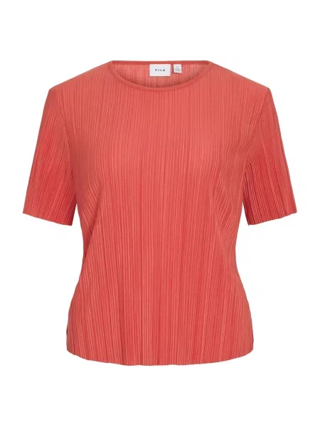 VILA Tricou deschis roșu