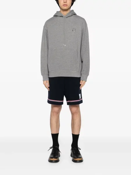 Hanorac cu glugă Maison Kitsune gri
