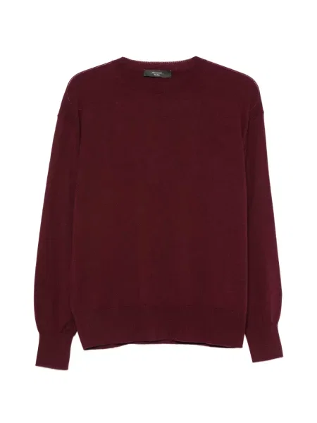Kerek nyakú szvetter Weekend Max Mara piros