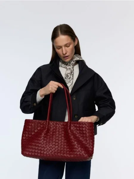 Reserved Geantă shopper roșu