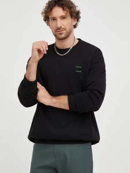 Samsoe Samsoe hanorac de barbati negru neted bej