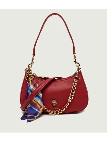 Rucsac Kurt Geiger din piele roșu