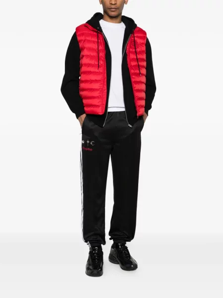 Hanorac cu glugă Adidas cu dungi cu imagine din jacard negru
