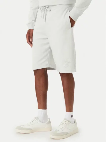 Beverly Hills Polo Club Pantaloni scurți sport deschis gri