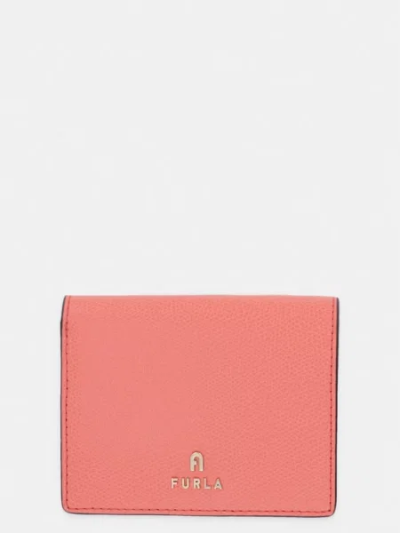 Furla novčanik za žene kožni Camelia narančasta