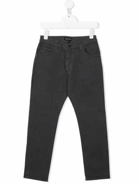 Jeansy skinny dziecięce Emporio Armani szare