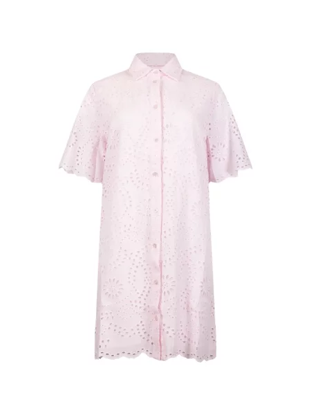 Rochie Mc2 Saint Barth cu broderie roz