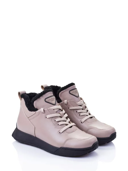 Кожаные ботинки Marco Piero бежевые