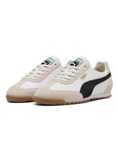 Sneakersy Puma skórzane retro białe