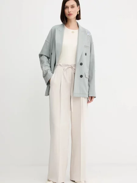 Піджак Forte Forte двобортний зелений