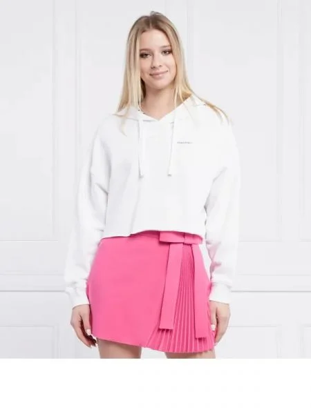Red Valentino Hanorac | Cropped Fit alb