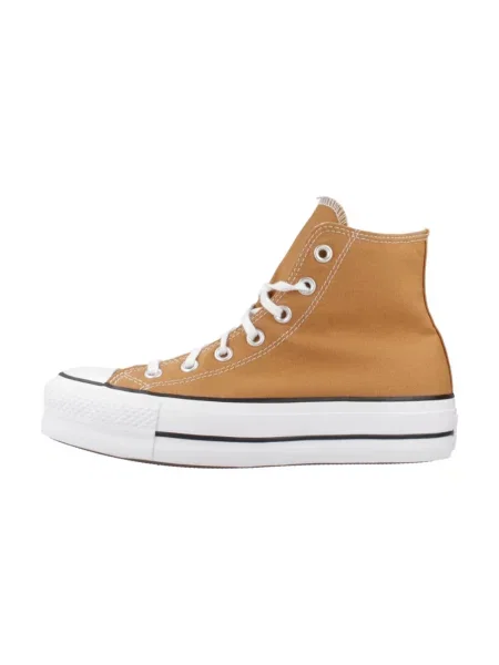 Sneakersy Converse Chuck Taylor All Star na platformie pomarańczowe