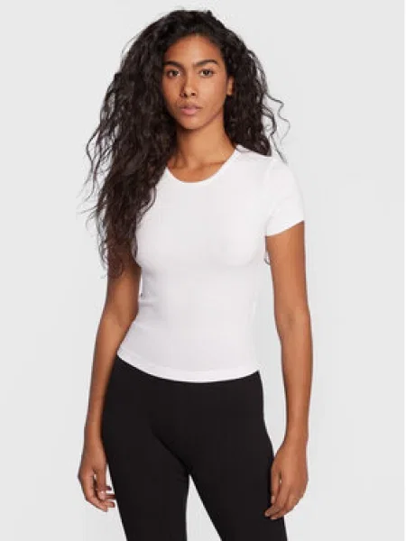 Gina Tricot Tricou Basic alb