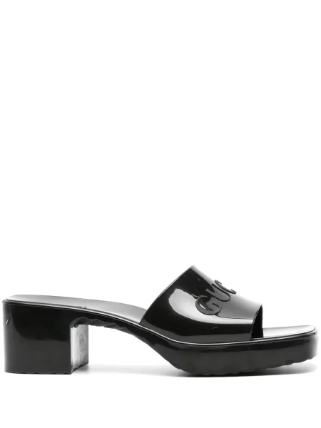 Sandale Gucci cu autograf negru