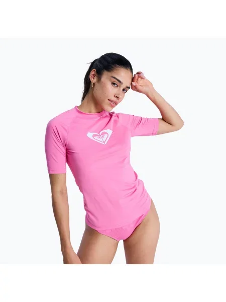 Tricou de înot pentru femei ROXY Whole Hearted sangria sunset