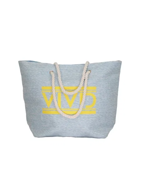 VIVID Shopper torba svijetloplava žuta