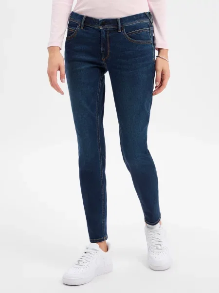 Marc O'Polo Denim Dżinsy o kroju slim fit Kobiety niebieski