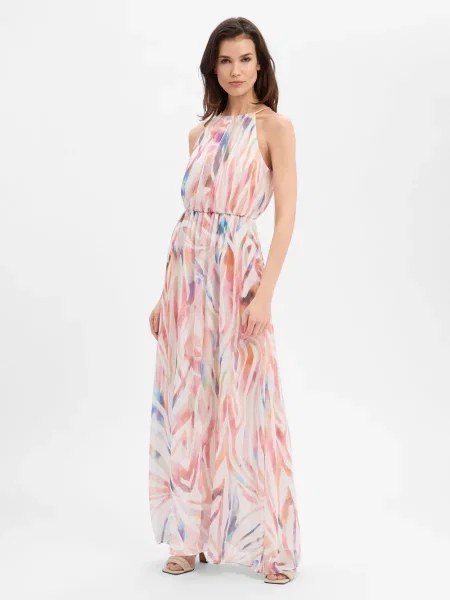 Marie Lund sukienka wieczorowa Kobiety wielokolorowy wzorzysty 34