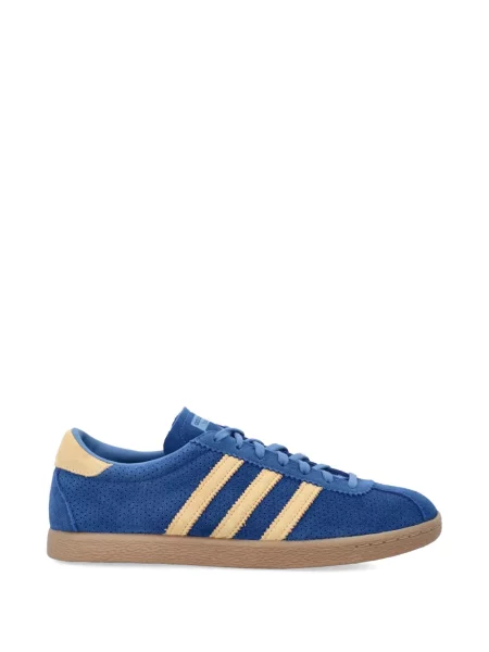 Pantaloni scurți Adidas alergare cu broderie alb