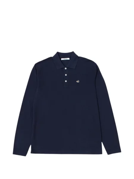 Lung tricou polo Edmmond Studios albastru