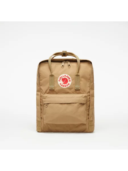 Однотонный большой рюкзак Fjallraven бежевый