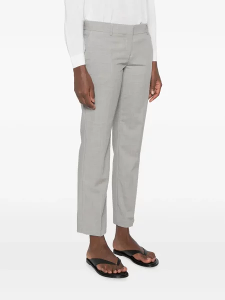Pantaloni Toteme de lână gri